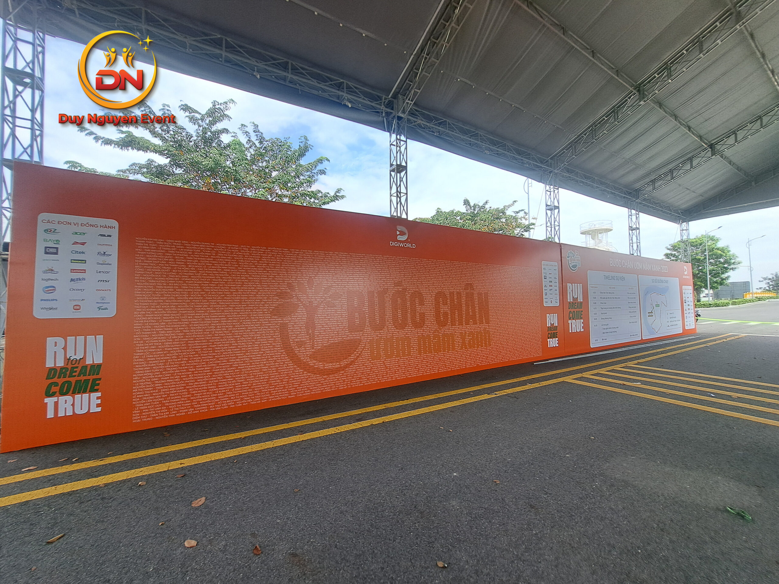 Khung backdrop chuyên nghiệp cho sự kiện tại Thuận An – Sự Kiện Duy Nguyễn