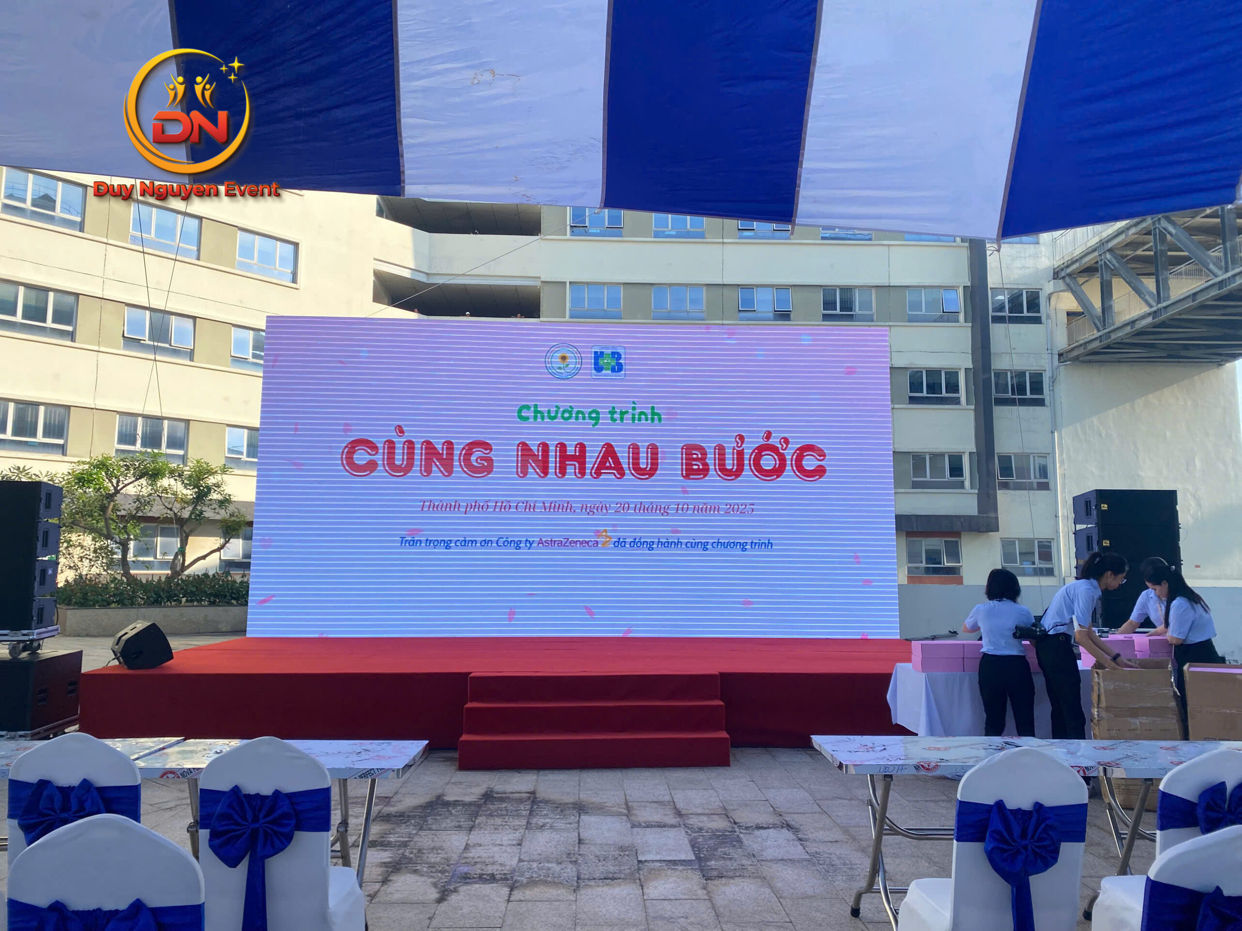 Dịch vụ cho thuê sân khấu Dĩ An chuyên nghiệp, uy tín - Sự Kiện Duy Nguyễn.