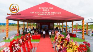 cho thuê nhà bạt không gian thành phố mới