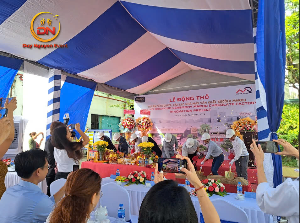 Lễ động thổ nhà máy Socola Marou