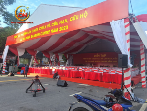 cho thuê nhà bạt không gian tại Hóc Môn