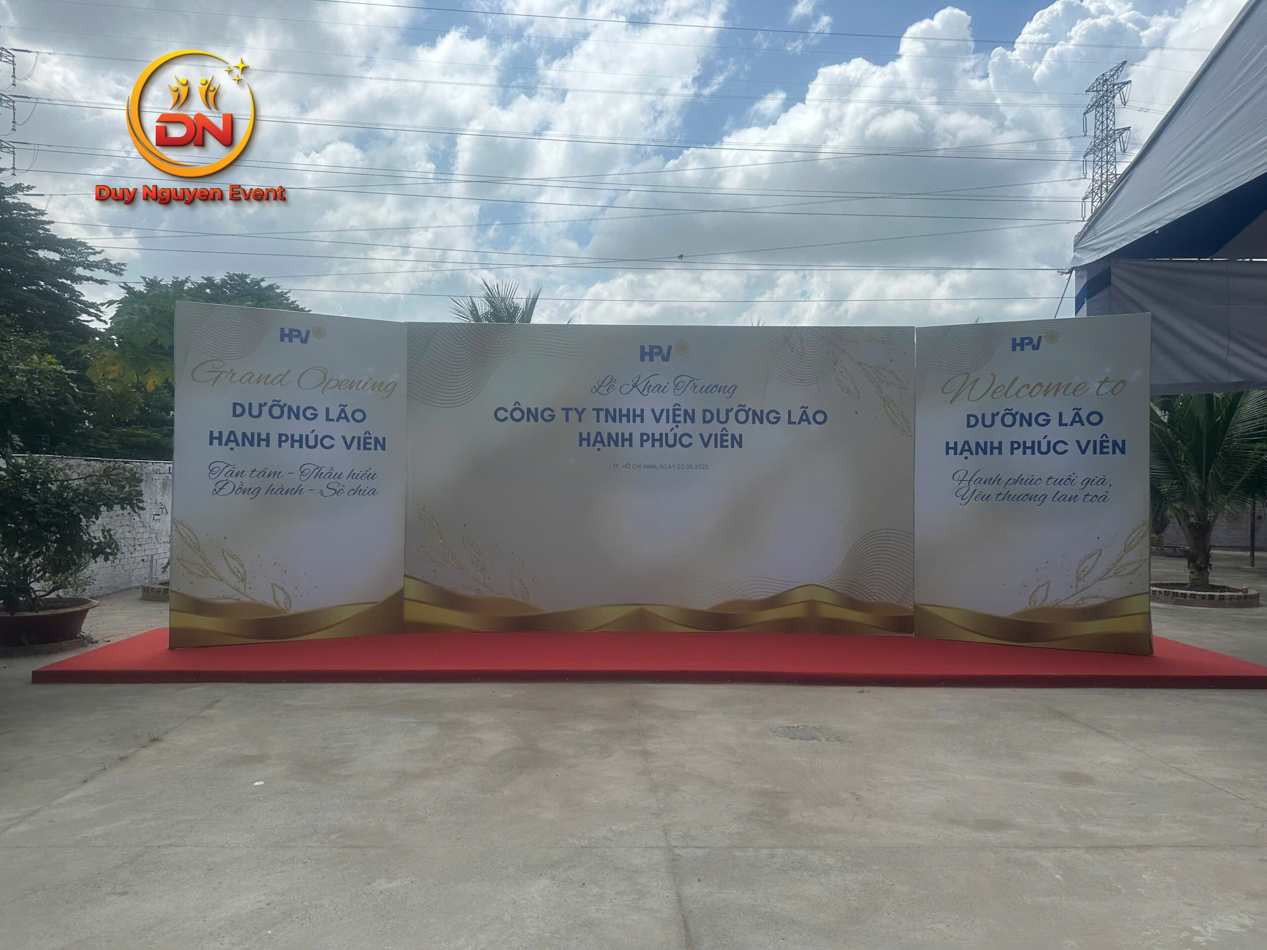 Thuê khung backdrop Quận Bình Thạnh tại Duy Nguyễn Event