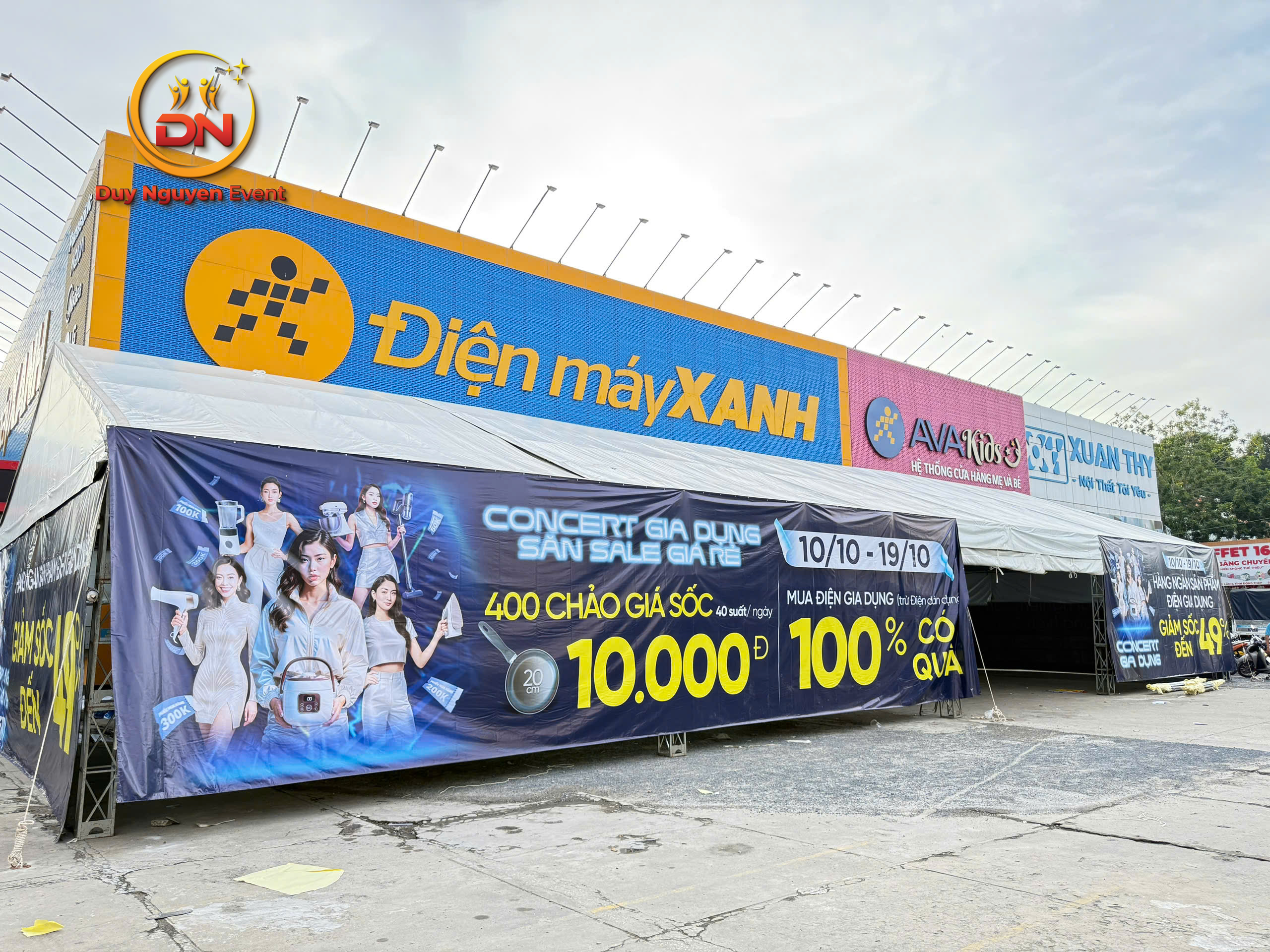 Quy trình 5 bước thi công backdrop tại quận Gò Vấp của Sự Kiện Duy Nguyễn.