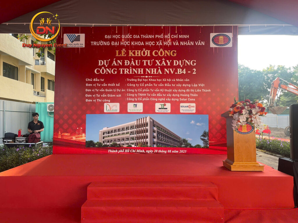Case Study: Tổ Chức Lễ Khởi Công Tại Thủ Đức Chuyên Nghiệp - Thành Công Cùng Sự Kiện Duy Nguyễn