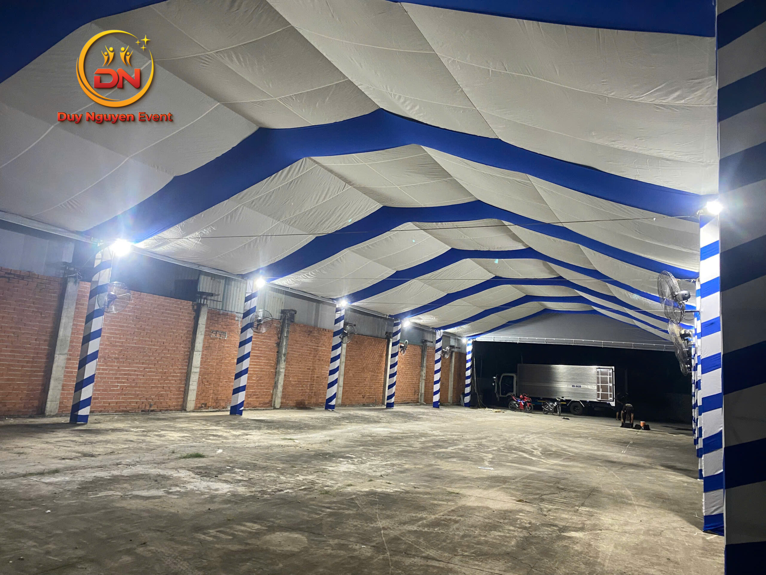 Rạp bạt không gian lớn cho hội nghị 500 người ở Tây Ninh
