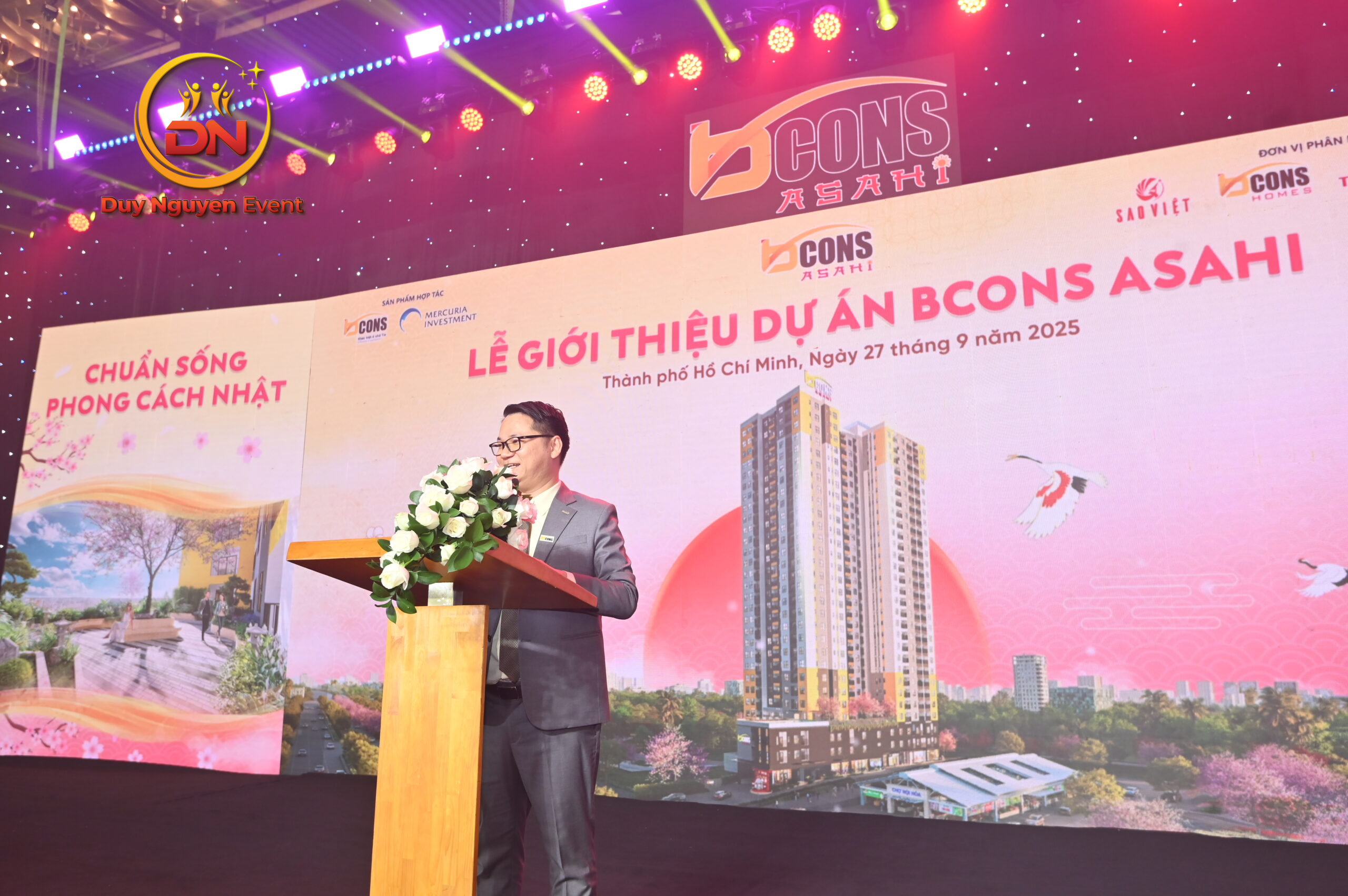 Không gian sang trọng của một sự kiện mở bán bất động sản