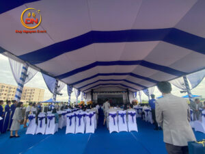 Dịch vụ cho thuê nhà bạt không gian tổ chức sự kiện tại Đà Lạt view đẹp.