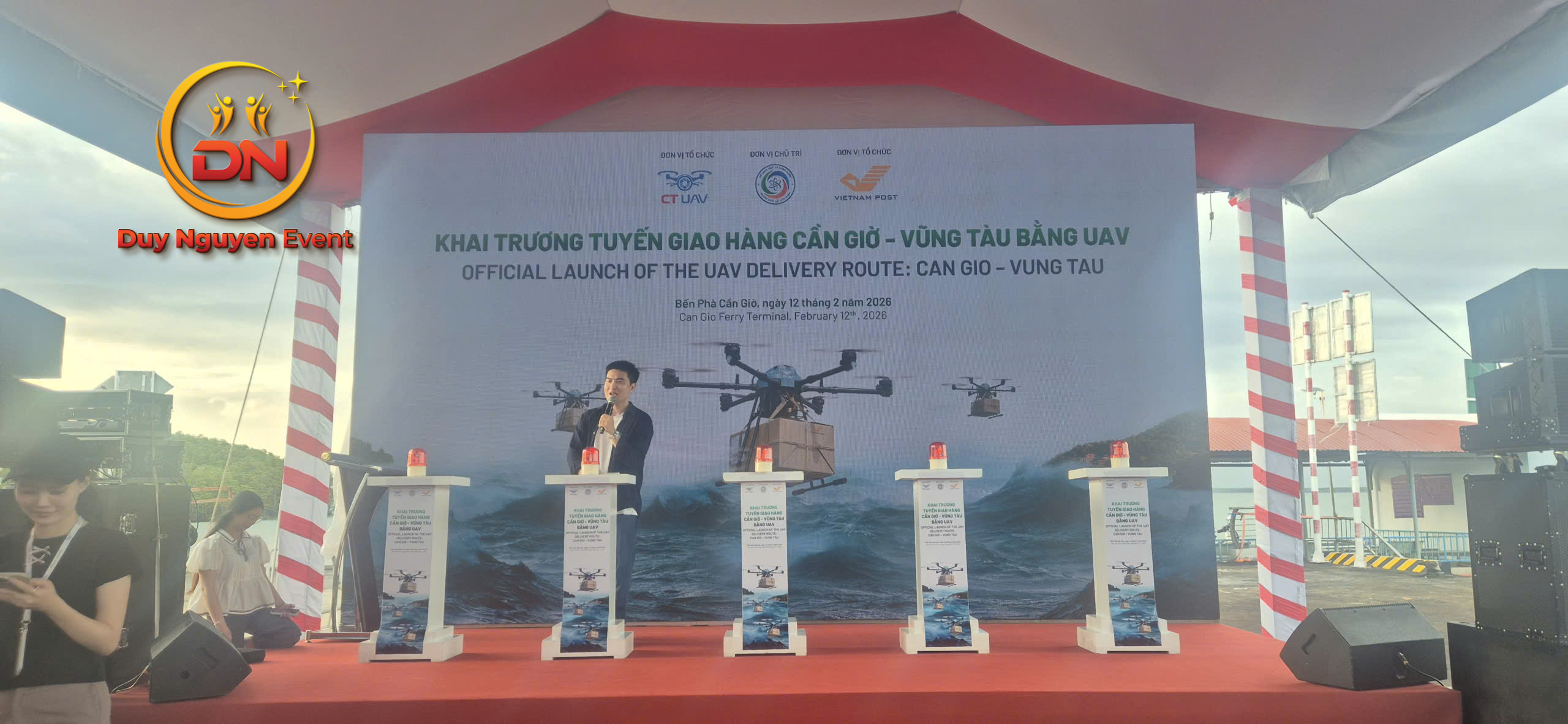 Dịch vụ cho thuê nhà bạt và bàn ghế sự kiện ngoài trời tại Cần Giờ